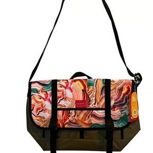 FP MOVEMENT by Free People xManhattan Portage Kaleidoscope Messenger Bag  NWT
